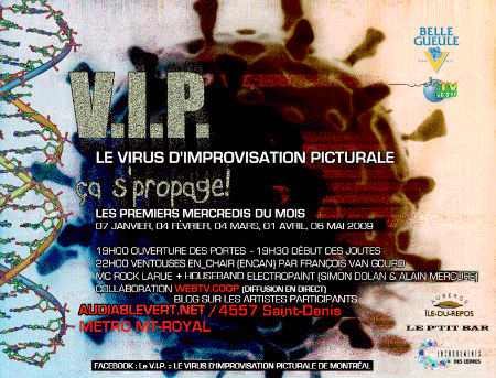 vip virus d'improvisation picturale