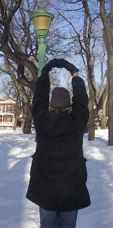 SINCLAIR DUMONTAIS EN LAMPADAIRE