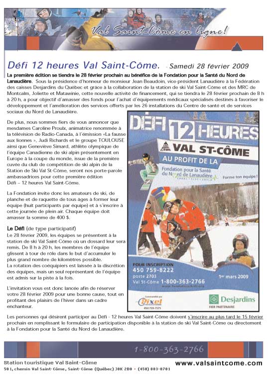 Ski Val Saint-Côme
